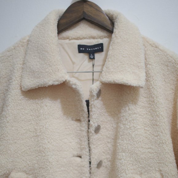 NWT Sherpa Vanilla Jacket Doll's KIll brand. - Picture 5 of 11